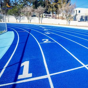 Full Pour Speed Running Track For Sports Ground Stadium Jogging Park Within Full