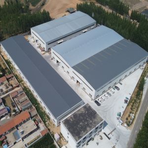 Prefab Steel Structure Beer Processing Plant with H-Section Beams