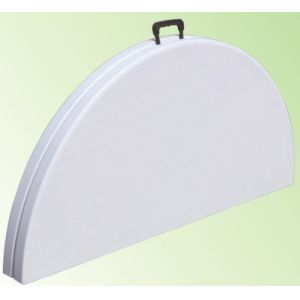4 foot round fold in half table/4 ft portable plastic folding table
