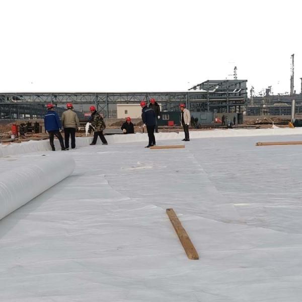 Quality High Strength Geotextile for Filtering and Drainage Isolation in Mine Road Railway Dam wholesale