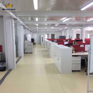 Stackable Office Container Two Storey Portable Sandwich Panel House