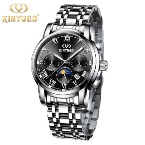 Luminous Mens Mechanical Watches Multi Functional Customized Design
