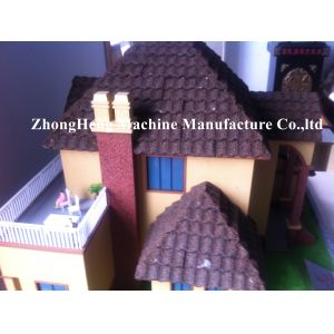 PPGI Color Stone Coated Roof Tile Machine Steel Roofing Sheet Making Machine