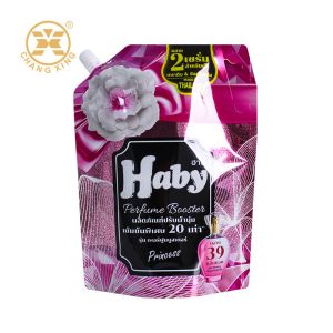 Custom Printed 500ml 1l Laundry Detergent Spout Pouch Stand Up Washing Powder