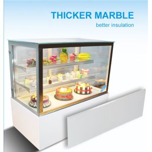 Sliding Door R404 110v Donut Cake Display Freezer