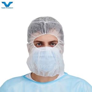 25GSM Non Woven PP Ninja Astronaut Space Balaclava Cover Head Hood With Shipping