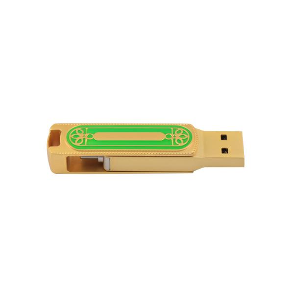 Green And Gold Color Type C USB High Speed 128GB 256GB 512GB 150MBS