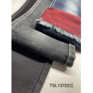 China 12 oz 21s Stretchable Gray Denim Fabric Heavy Weight on sale