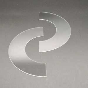 Customized 2040C Sapphire Glass Parts , Sapphire Window clear For Machine