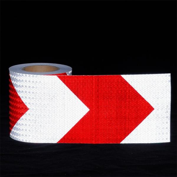 Waterproof Crystal Lattice PVC Vehicle Reflective Warning Tape For Road Safety