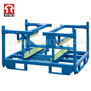 Cheap Torin DZ58 Auto Parts Material Rack Steel Turnover Material Rack in Auto Industry Metal Pallet wire Mesh Container for sale