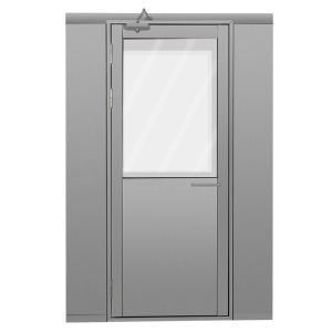 750w Modular Personal Air Shower Unit Double Doors Interlock Air Shower