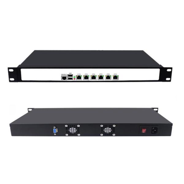 Quality 1U rackmount  Celeron® Dual core 3865U 6 Gigabit LAN firewall PC appliance support pFsense wholesale