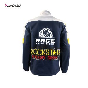 Unisex S/M/L/XL Cotton Softshell Custom Embroidered Cycling Blazer for All