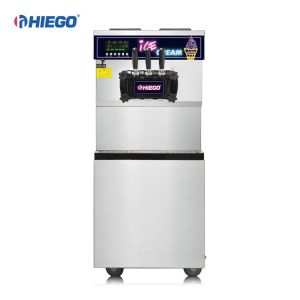 China 3 Flavor Roll Maker In Stainless Steel 25L Desktop Commercial Ice Cream Machine on sale