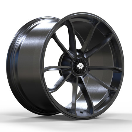 Quality Center Lock Custom Forged Monoblock Rims Wheels For Porsche Brushed Black 21x11" wholesale