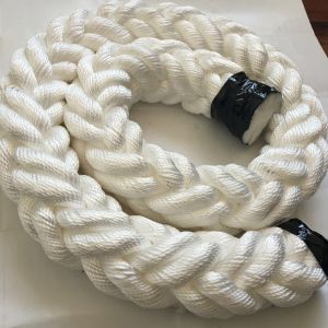 80mm 60mm Ships Mooring Rope Polyester Boat Marine Ropes 8 Strand