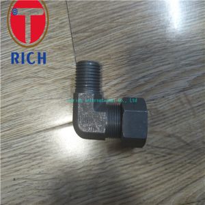 Carbon Steel Tube Machining Thread Elbow Connector TCT06-02R For Oiled Tubes