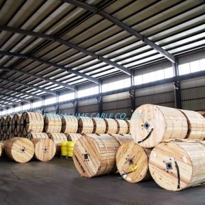 Four Wire Three Phase Power Triplex Service Drop Cable with Round Wire Material