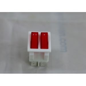 250v 16a Red Illuminated Rocker Switch , Electrical Two Way Rocker Switch