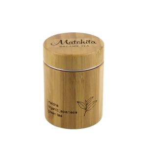 10OZ 300ml Printed Nuts Candy Tea Bamboo Box Round Empty Metal Can