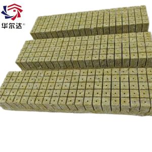 Cheap Rock Wool Planting Blocks Exhibit Excellent Breathability and Thermal Insulation Properties for Soil-free Cultivation for sale