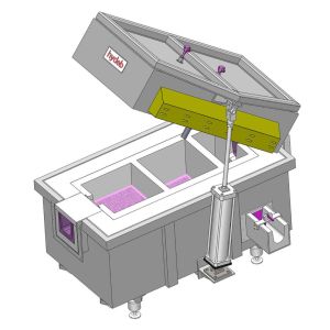 HEPA Wall-Mounted Filtration Box with 60 PPI Plate Mesh