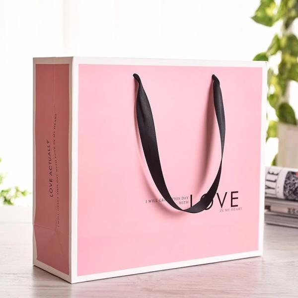 Recycled Kraft Paper Gift Bag with Zipper Top 10x8 Inch