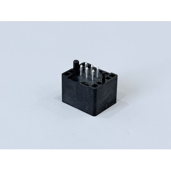 2.54mm Pitch 2×3 DIP PCB Connector, 6-Pin Vertical Electronic Terminal Connector, PA9T High-Temperature Housing, Copper Alloy Contacts, 5A Power &