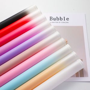 Customized Color Flower Wrapping Paper for Lollipop Bouquets Matte Packing Paper