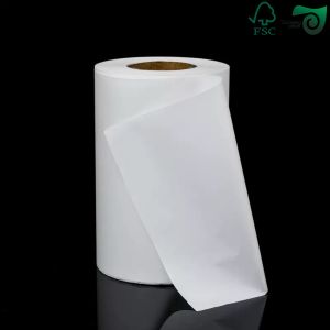 Biodegradable MG Craft Paper For Drinking Straws 60gsm 120gsm 5 Inch Core FSC