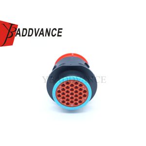 AHDP04-24-31SR-SRA Smooth Ring 31 Pin Amphenol Receptacle Connector With Dustcap Comparable to PN# HDP24-24-31S