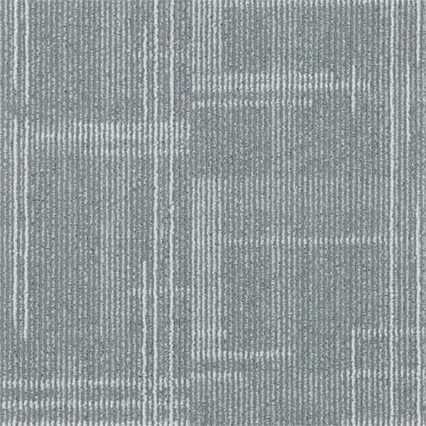 Stock grid pattern PP material hotel carpet tiles