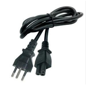 Swiss SEV to C13 Power Cord 1.2M Black PVC RoHS Compliant