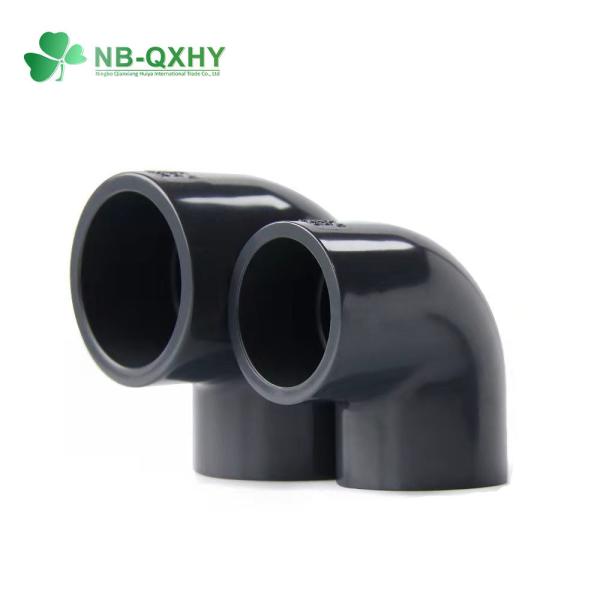 Sch40 ASTM DIN JIS Standard Chemical PVC Pipe Fittings Pn16 Plastic Tee Elbow