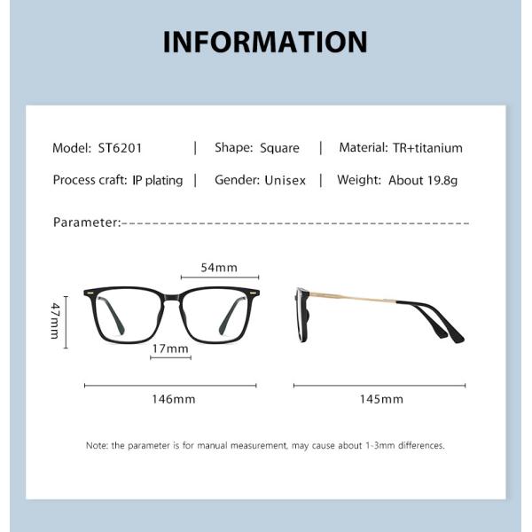 Logo Custom Optical Combination Glasses Blue Light Blocking