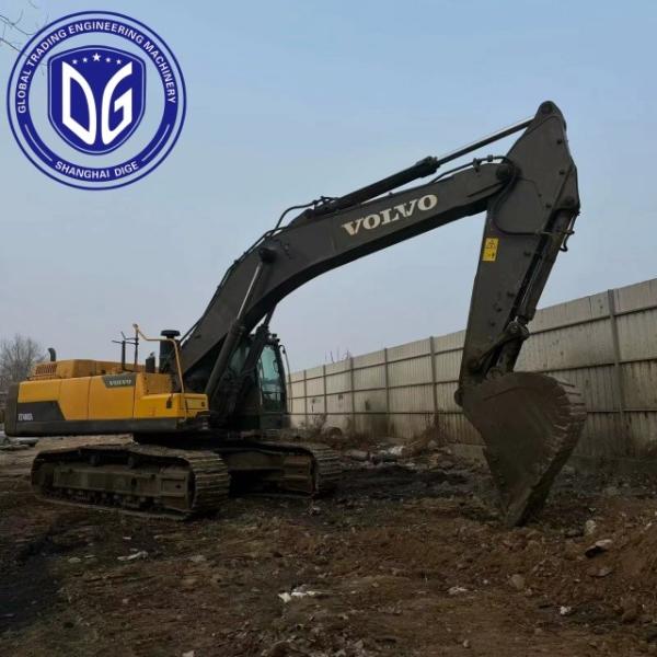 Quality Used Volvo EC480 48Ton Crawler Excavator Large Construction Equipment In Good Condition wholesale