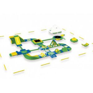 40x32m kids N adults giant inflatable floating water park combined with iceberg,