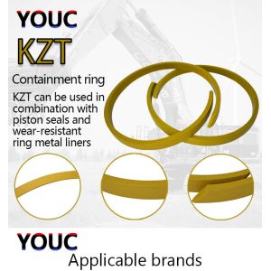 Excavator Seals KZT 105*3*4 with PTFE Bronze Piston Seal Optimize Your Operation