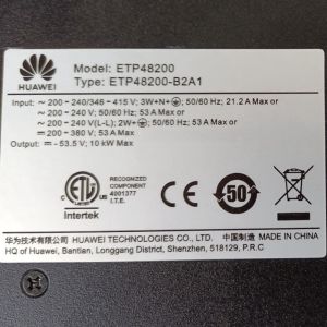 Huawei ETP48200-B2A1 Embedded Power Switching System With 48V30A R4830G1 Module