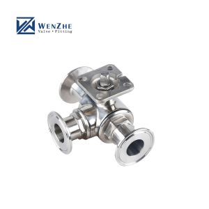 Stainless Steel Float Ball Valve for Three-way High Platform Water Valve Type T