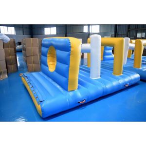 Inflatable Commercial Water Splash Park / Floating Water Playground Equipment In