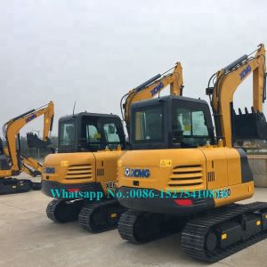 Yellow Color Heavy Digging Equipment , 6 Tonne Digger With Yanmer Engine XE60D