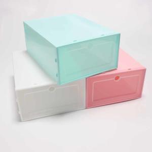 Cheap ODM Foldable Household Shoe Box Multiscene Use Stackable Assembled Space Saving for sale