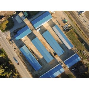 Aluminum Alloy Window Steel Structure Workshop for Prefabricated Warehouse