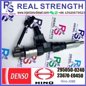 Orginal Fuel Injector 295050-0920 295050-0240 For HINO J08E 23670-E0540 23670