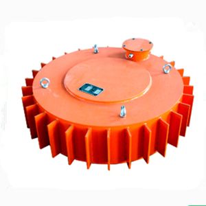 China 60-72MT Magentic Strength Dry Electric-magnetic Iron Separator for Mineral Separation on sale