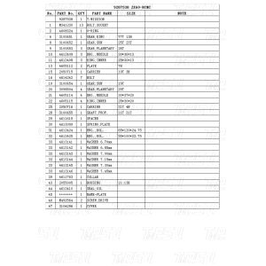 Excavator Swing Motor Catalog for Machinery and Energy Mining 9287538 ZX60-HCMC