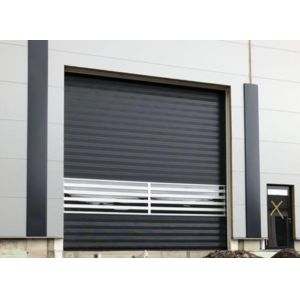China Exterior Aluminum Rapid Spiral Door Thermal Insulated Rolling Up Warehouse on sale