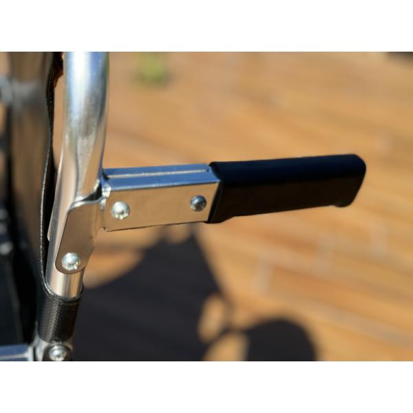 Foldable Thickened Aluminium Alloy Stair Stretcher With PVC Fabric 4 Wheels And 6 Handles